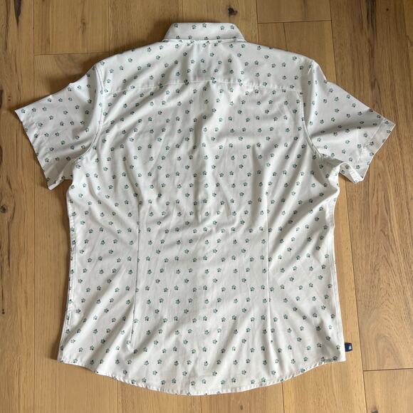 Mizzen+Main - Leeward Short Sleeve Button-Down Shirt - Size M - Picture 3 of 9